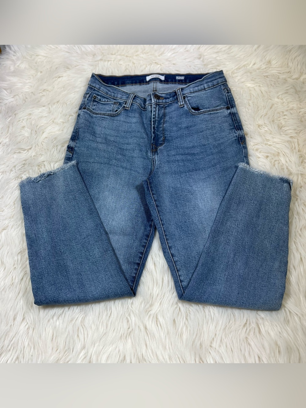 Kensie The Kelsey Women’s Skinny Crop Jeans Raw Hem Size 10/30